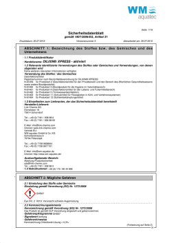 DILIXIN&reg; XPRESS aktiviert - WM aquatec GmbH & Co. KG