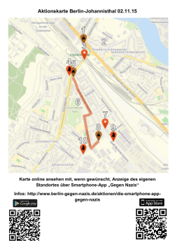 Aktionskarte Berlin-Johannisthal 02.11.15