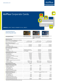 AirPlus Corporate Cards.