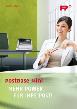 Prospekt PostBase Mini