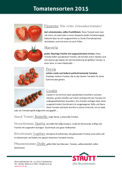 Strutt: Tomatensorten