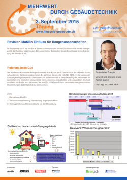 Jules Gut, Projektleiter Energie, Kanton Luzern