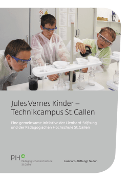 Jules Vernes Kinder &ndash; Technikcampus St.Gallen