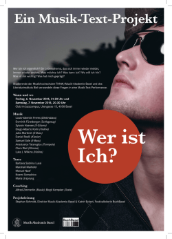 flyer wer ist ich PDF, 3,1 MB - Musik