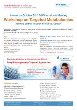 Workshop Targeted Metabolomics_Helmholtz Logo.indd