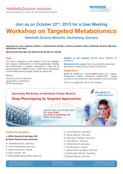 Workshop Targeted Metabolomics_Helmholtz Logo.indd
