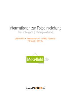 Informationen zur Fotoeinreichung