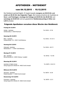 Dezember | 04.12. - Die Stadt Groß