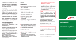ihre checkliste - Arbeiterkammer