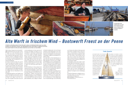Alte Werft in frischem Wind – Bootswerft Freest an der Peene