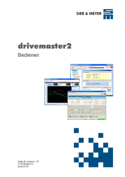 drivemaster2 - SIEB & MEYER AG