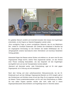 Ein geliebter Mensch verstirbt und innerhalb k&uuml;rzester Zeit m&uuml;ssen