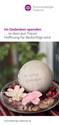 Im Gedenken spenden