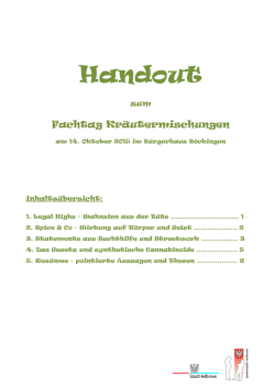 Handout zum Fachtag Kr&auml;utermischungen am 14.10