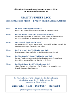 REALITY STRIKES BACK - Fachhochschule Kiel