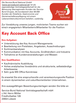 Key Account Back Office