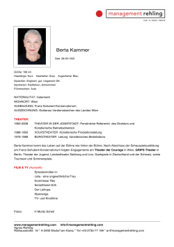 Berta Kammer - Management Rehling