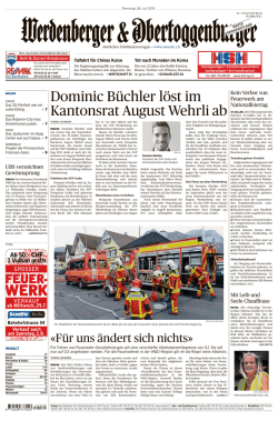 Dominic B&uuml;chler l&ouml;st im Kantonsrat August Wehrli ab