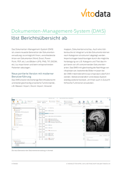 Dokumenten-Management-System (DMS) l&ouml;st