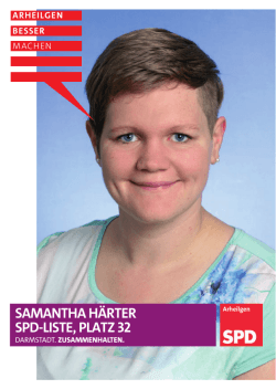 Samantha Härter - SPD