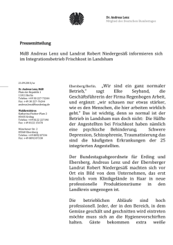 Ebersberg/Berlin. &bdquo;Wir sind ein ganz normaler Betrieb,&ldquo; sagt Elke
