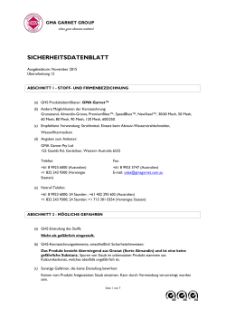 sicherheitsdatenblatt