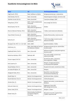 Ort - Deutsche Gesellschaft für Immunologie