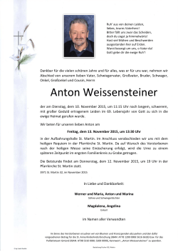Anton Weissensteiner