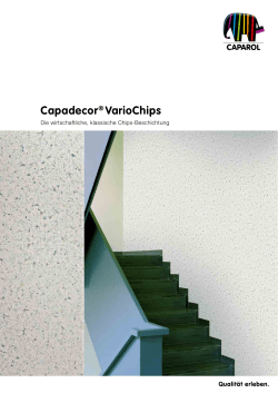 Capadecor® VarioChips