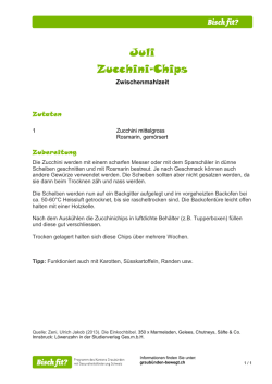 Juli Zucchini-Chips