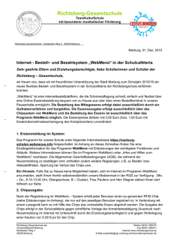 Info - Schreiben Bestell - Richtsberg