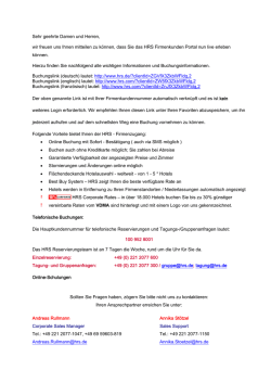 Sehr geehrte Damen und Herren, wir freuen uns Ihnen mitteilen zu