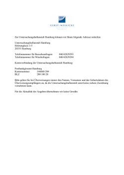Informationen zur Untersuchungshaft