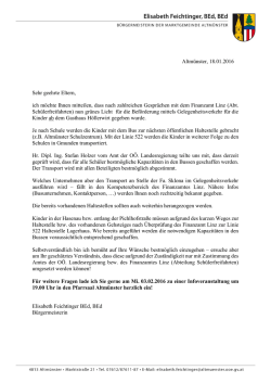 Info f&uuml;r Schulen