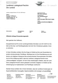 Landkreis Ludwigslust-Parchim Der Landrat