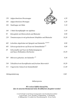 Inklusivpreise Wir weisen h&ouml;flich darauf hin, dass in unserem