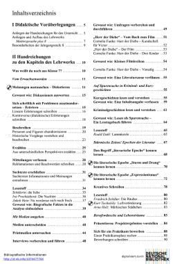 Inhaltsverzeichnis