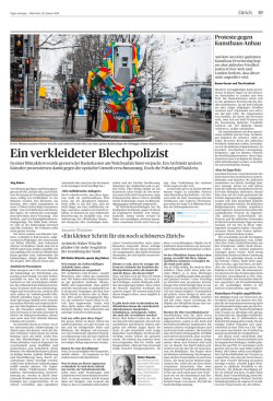 Ein verkleideter Blechpolizist - Schweizerischer Israelitischer
