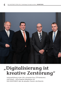 Digitalisierung ist kreative Zerst&ouml;rung