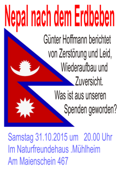 G&uuml;nter Hoffmann berichtet von Zerst&ouml;rung und Leid, Wiederaufbau