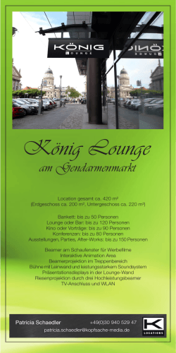 König Lounge - Gendarmenmarkt.de