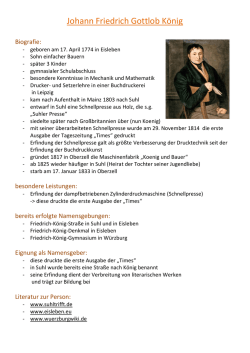 Johann Friedrich Gottlob K&ouml;nig