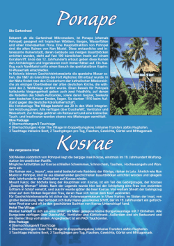 Pohnpei} gesegnet mit tropischen Waldern