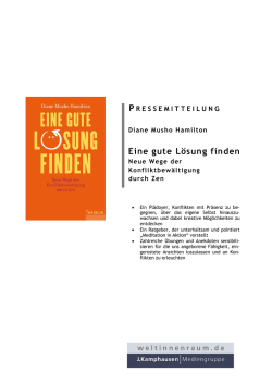 Eine gute L&ouml;sung finden