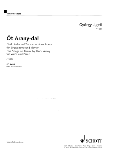 ligeti - Ot Arany dal (5 arany songs)