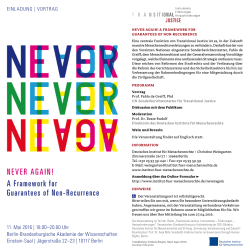 Never agaiN! a Framework for guarantees of Non