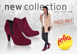 Jello Pressemappe HW2015 - PRofessional PR, AGENTUR