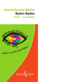Interkulturelle Woche Baden