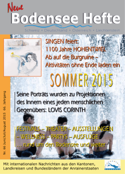 Layout Neue Bodenseehefte - Neue Bodenseehefte