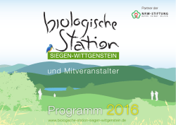 Programm - Biologische Station Siegen